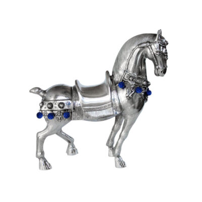 Cavalo com contas de Lápis Lazuli