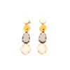 Par de brincos classy II dourados