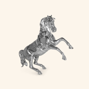 Standing Horse with saddle