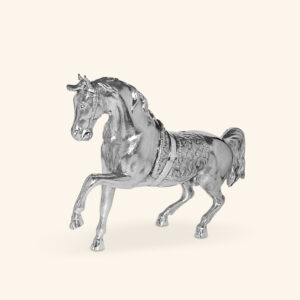 Horse with saddle