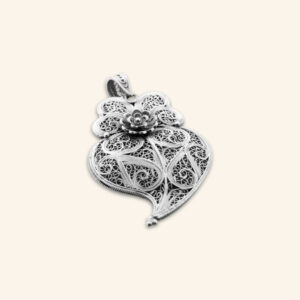 Pendente coração Viana duplo S