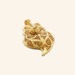 Pendant double faced heart of Viana S