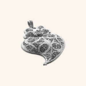 Pendant double faced heart of Viana L