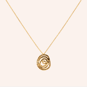 Colar pendente espiral
