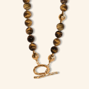 Necklace eye of the tiger S