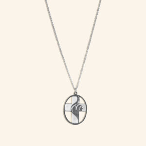 Necklace cross oval WYD 2023