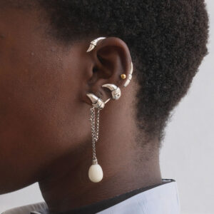 Alternative view of Earcuff Pata de Ave com ovo