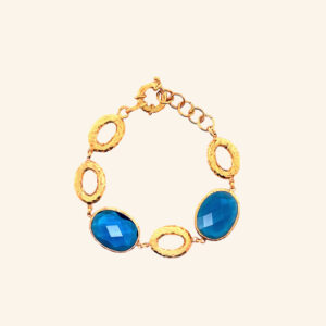Alternative view of Bracellet blue stones