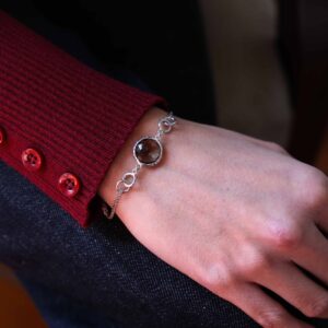 Alternative view of Pulseira ara fumé