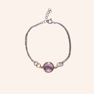 Pulseira ara rosa