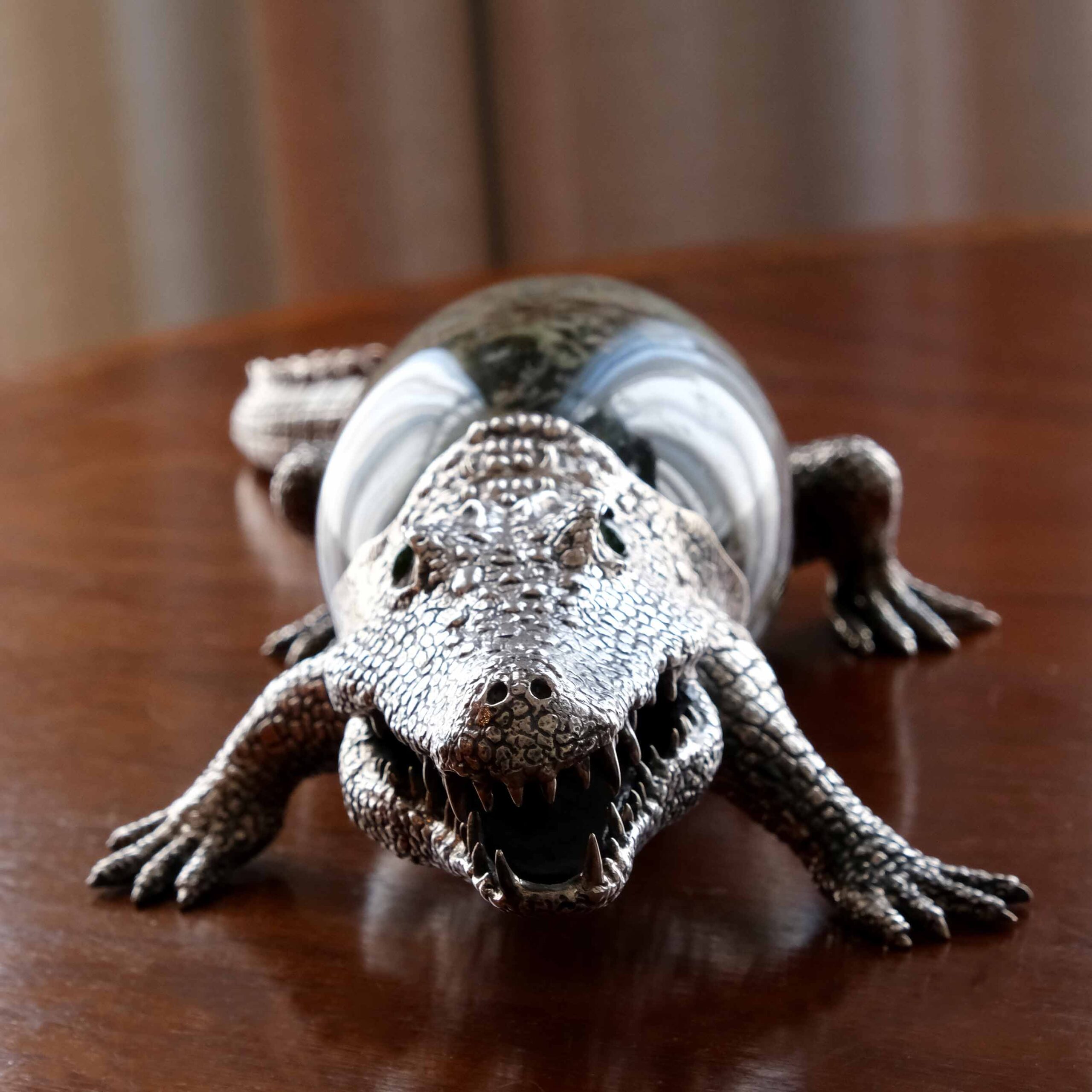 Natural stone crocodile - Image 5