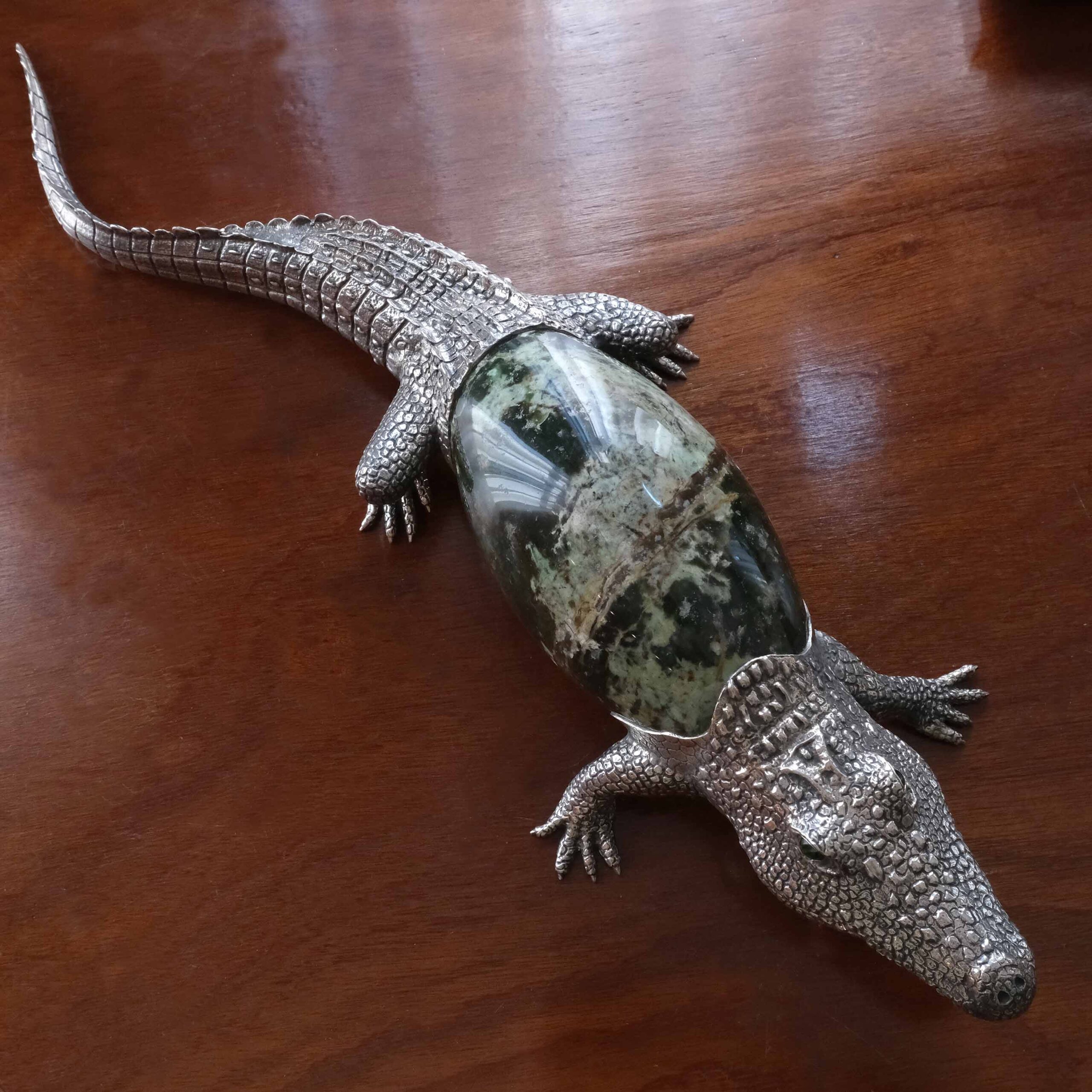 Natural stone crocodile - Image 6