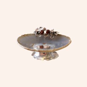 Alternative view of Taça agata folhas