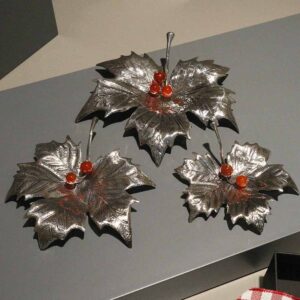 Alternative view of Folha de plátano nº2 com ágatas