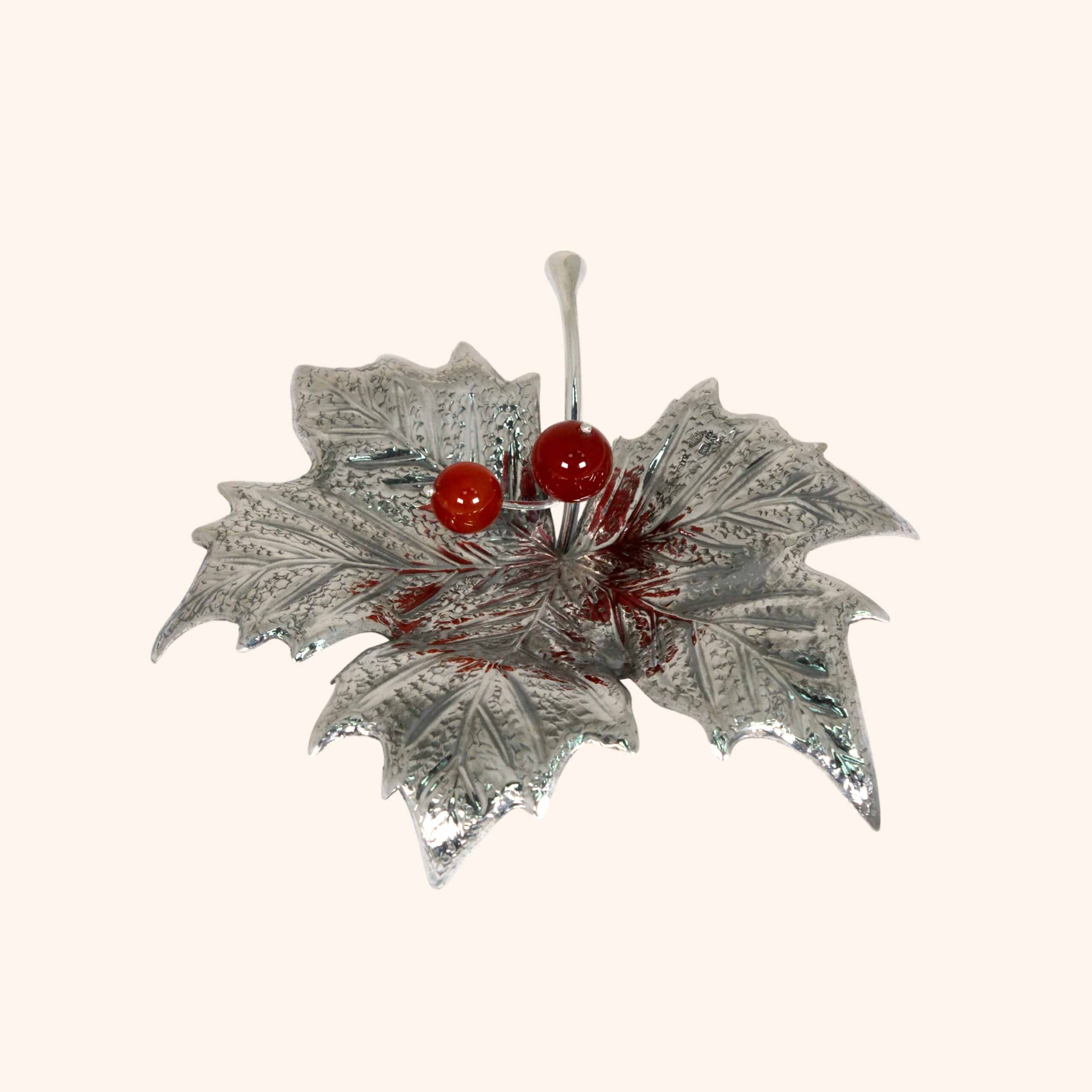 Folha de plátano nº2 com ágatas