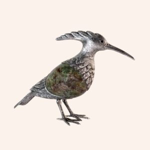 Poupa com ovo crisoprasio verde