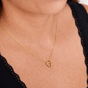 Love necklace gold plated
