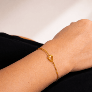 Love bracelet gold plated