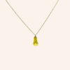 Colar jarro peridoto dourado
