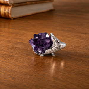 Alternative view of Hedgehog nº 1 with amethyst