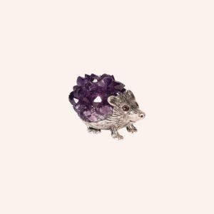 Hedgehog nº2  with amethyst