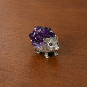 Alternative view of Hedgehog nº2  with amethyst