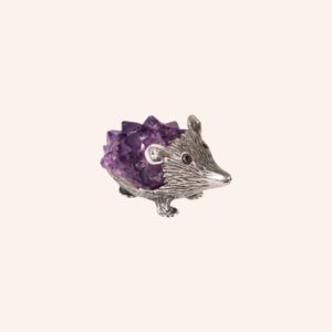 Hedgehog nº 3 with amethytst