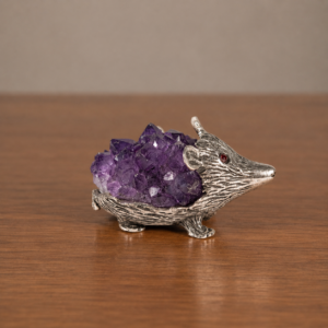 Alternative view of Hedgehog nº 3 with amethytst