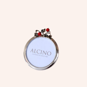 Moldura redonda com coral
