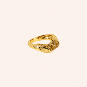 Anel golgi dourado