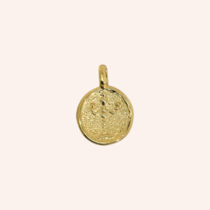 Pendente castiçal dourado
